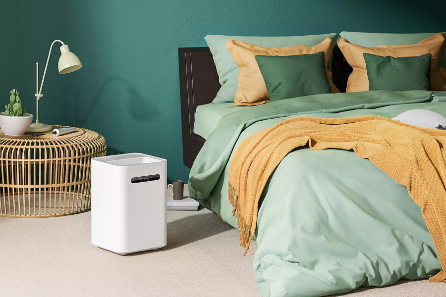 where to put humidifier in bedroom