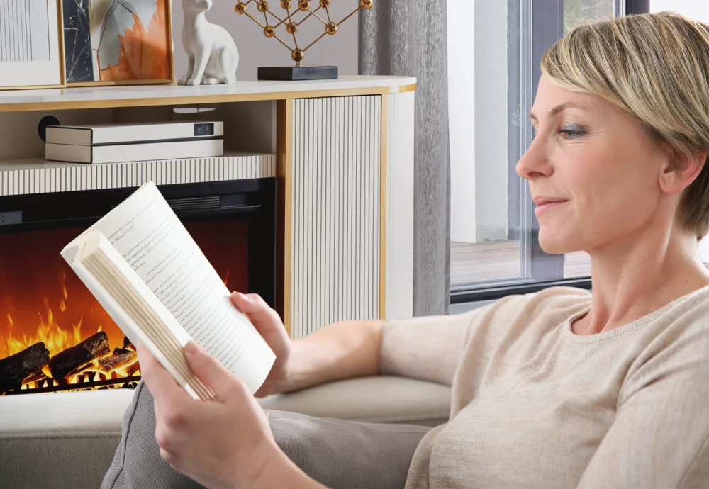 white electric fireplaces